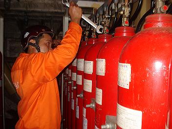 Hệ thống chữa cháy CO2 - Công Ty TNHH Hàng Hải & Xuất Nhập Khẩu Biển Việt